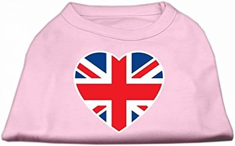 Mirage Pet Products Flag British Heart Sleat Print camisa, X-Large, Brown