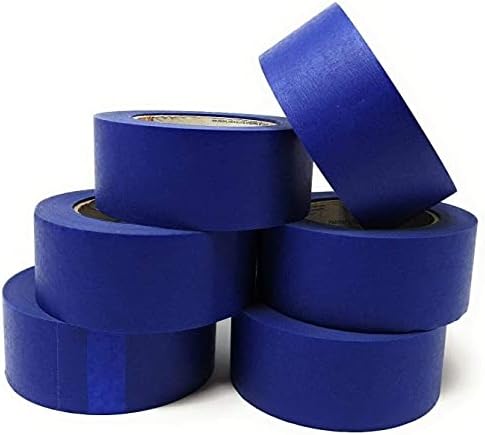 ZJFF pintores de bricolage artesanato fita adesiva rolo de rolo azul-UV Casca limpa, 50m