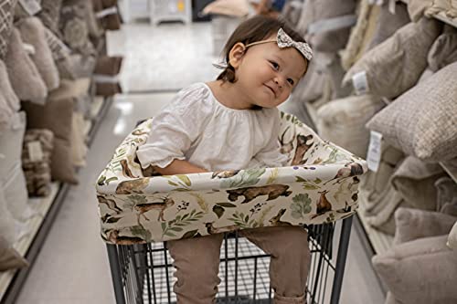 Capa multiuso premium para bebês POBI - Capa de enfermagem, tampas de assento de bebê, carrinho de compras, cadeira alta e capa de amamentação