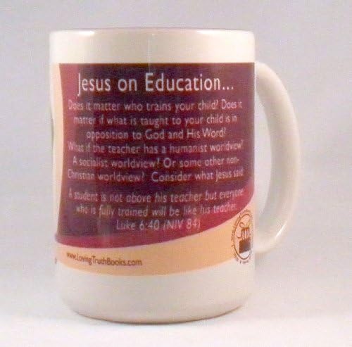 Livros e dons da verdade amorosa Jesus na educação Bíblia Verso Caneca
