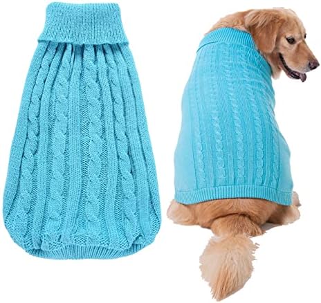 Honprad Pet Roupos para cães grandes cães machos jumper jumper inverno sweater de casaco de cachorro casaco