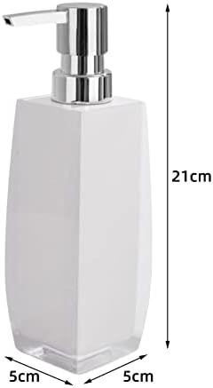 Distribuidor portátil da garrafa de bomba líquida do quarto do chuveiro recarregável de sabonete espesso e de sabão para loção para