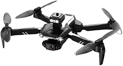 Qiyhbvr drone com câmera para adultos, aeronave de vídeo fpv hd 4k para iniciantes, hobby dobrável rc quadcopter,