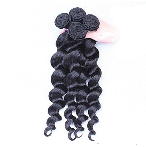 Extensão de cabelo ondulada da moda Virgin Remy Remy Pacotes de cabelo humano Tricer 3pcs/lote 300 gramas cor natural 18 18