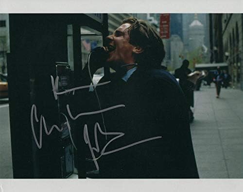 Christian Bale assinou o Autograph 8x10 Foto F - Bruce Wayne Batman, Batman Begins, The Dark Knight Rises, Vice, The Fighter,