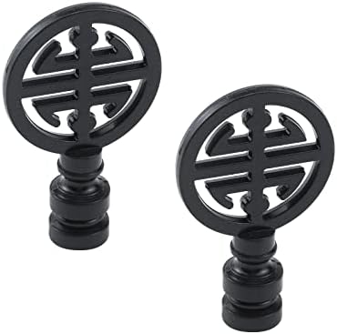 HEVSTIL 2PACK Lâmpada de latão Finial Oriental Lâmpada Finial, Lâmpada Oriental Finial para Lâmpada Lâmpada Asiática Lâmpada Finial