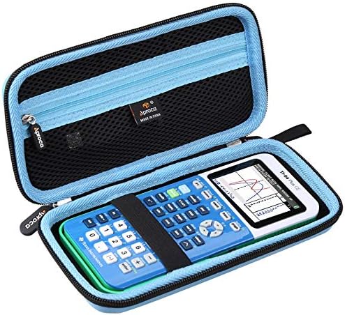 Caso de transporte de viagens de armazenamento duro APROCA, para Texas Instruments Ti-84 Plus CE/Ti-Nspire CX II CAS Calculadora de