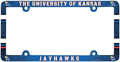 Placa da NCAA com quadro de cor inteira