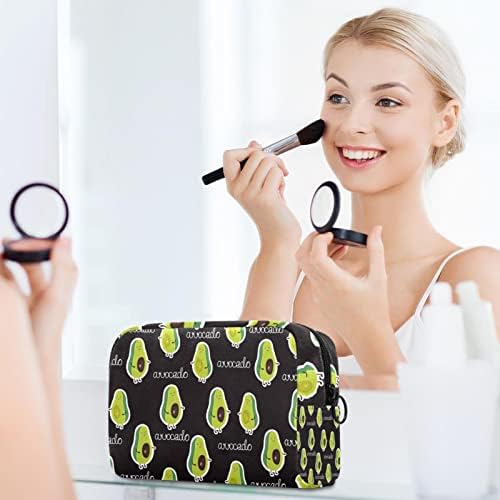 Tbouobt Bolsa cosmética para mulheres, bolsas de maquiagem Bolsa de higiene pessoal espaçosa presente de viagem, abacate