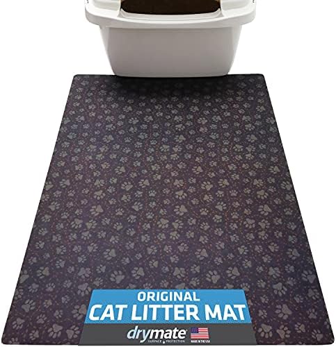 Drymate tat de areia de gato original, contém bagunça da caixa para pisos mais limpos, à prova de urina, macia em gatinhos-absorvente/máquina