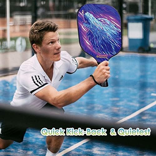 Rases de pickleball, conjunto de pickleball, pickleball paddle, kszu000123-39 Patdle de pickleball Artbki, bolas de pickleball, bolsa de rede de pickleball, jogo de bola de pickle, tennis Racket