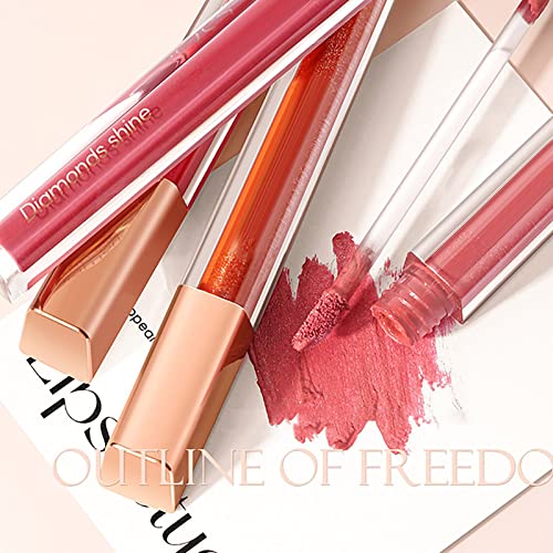 Fatias de frutas para brilho labial diamante brilho para óleo hidratante e hidratante Dudu Lip Glaze 3ml Lip Butter Gloss