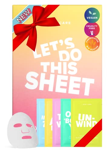 I Dew Care Bubble Sheet Mask - Bolhas de brilho, 5 ea + folha máscara pacote - vamos fazer este pacote de folha
