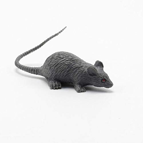 Ratos de aparência realista de Stobok Small Mouse Model Plank Prop para Halloweenl Party piada brinquedo, 20pcs