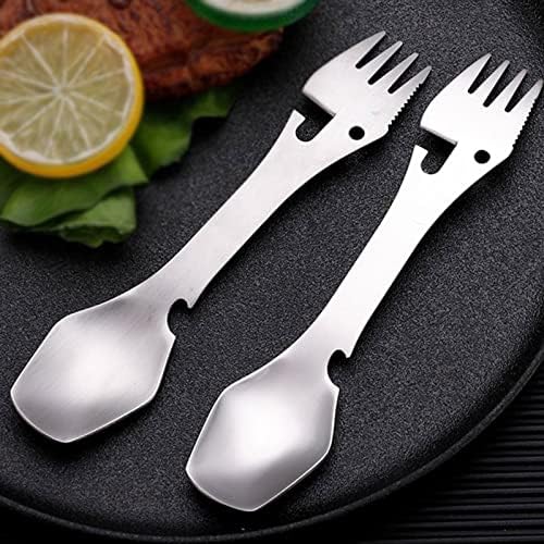 Fuuie Forks Camping Campo simples Campo Caminhando Multispore Cutter Open Dormity Supplies Forks Spoons