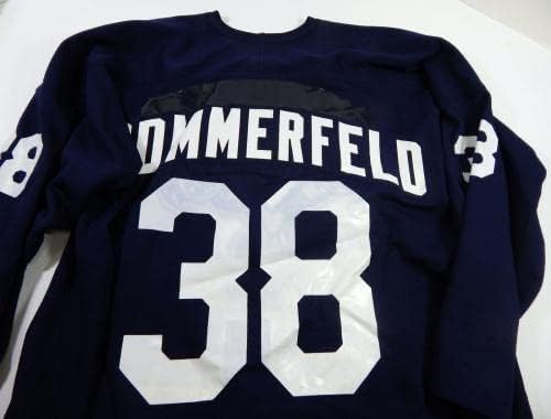 Florida Panthers Matt Sommerfeld 38 Jogo emitido na Marinha Jersey 54 5359 - Jogo usado NHL Jerseys