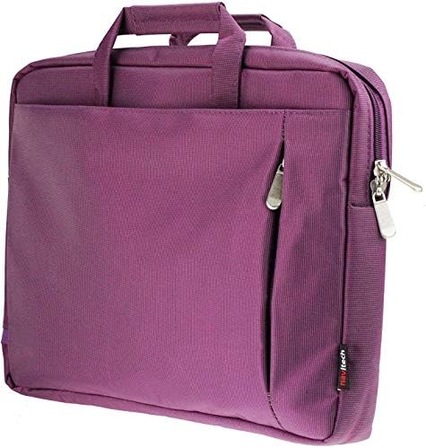 Navitech Purple Purple Premium Premium Water Resistente Laptop Bag - Compatível com o laptop Asus Chromebook C204MA 11,6