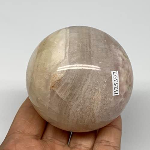 473.7G, 2,6 , 65mm, Crystal de cristal de esfera de fluorita natural, pedra preciosa, polida, decoração de casa, @madagascar