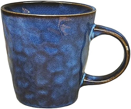 Copo de caneca de café em cerâmica grande llazz, grandes copos de grés de café com café com leite de café para escritório