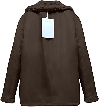 Jaquetas de manga longa da moda em casa Mulheres de tamanho grande outono com bolsos jaqueta de lapela confortável