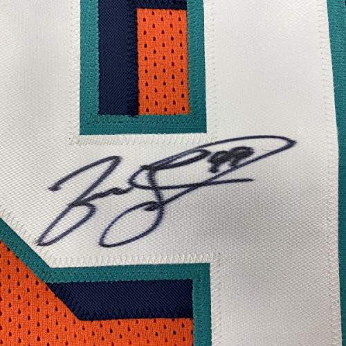 Jason Taylor Miami Orange Jsane JSA Coa