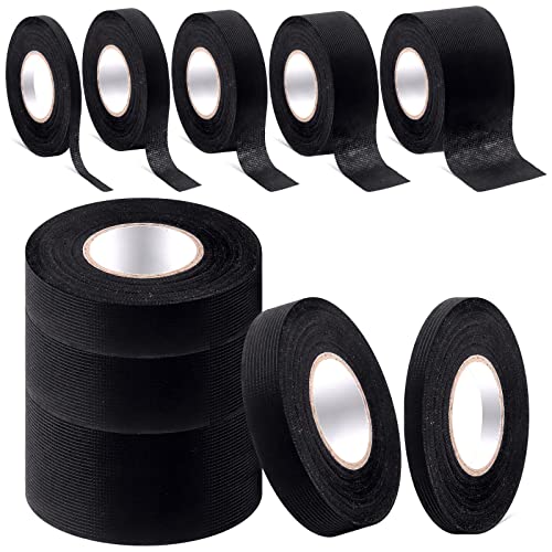 Wokape 5 rolos fios de arnês kit de sortimento de fita de arnês, fita adesiva de fita adesiva de fita adesiva para fita adesiva para proteção de arame automático Isolamento