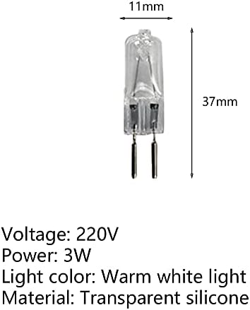 Fansipro Halogen Bulb High Lumens, kits de acessórios na loja Bycicle; Forno de micro-ondas; Indústria; Gabinete de desinfecção, 37x11,