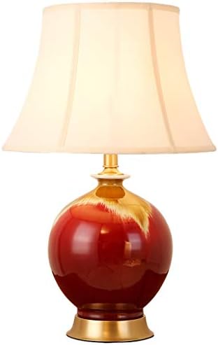 Lâmpadas de cabeceira de cabeceira da lâmpada de lâmpada de lâmpada de lâmpada de lâmpada de cobre de mesa de cobre de mesa de