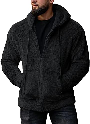 ADSSDQ Zip -up Men, casacos de praia homens de manga comprida inverno e tamanho de moda de moda ajustada à prova de vento ZIP13