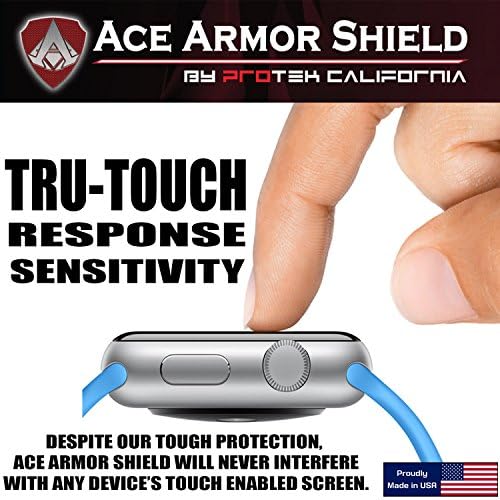 Protetor de tela resistente à blindagem da Ace Armour Shield para o Garmin Quatix com garantia de substituição de vida livre gratuita