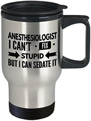 Anestesiologista Coffee Travel canem melhor engraçado exclusivo anestesista xícara de chá Perfeita para homens Anestesiologista