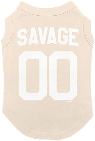 Savage 00 - Camisa de cachorro acordada crua iluminada