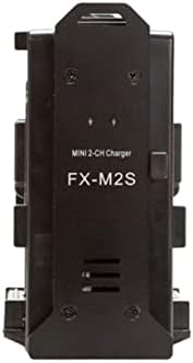 Ceeing FXLION 16.8V / 2A Carregador de bateria V-Mount 2 canais compatíveis com qualquer baterias de trava em V
