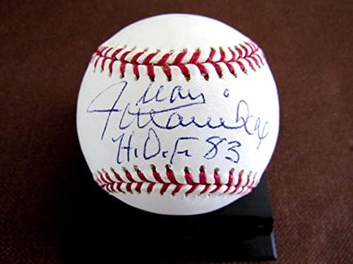 Juan Marichal Hof 83 San Francisco Giants Pitcher assinado Auto OML Baseball JSA - Bolalls autografados