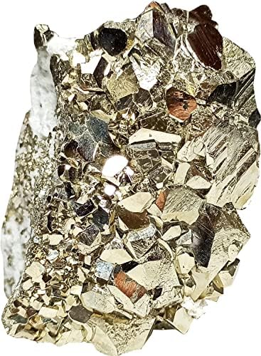 Allomin® Natural Golden Pirita Cristal Cristal Raw/Rougada Geodo/Cluster