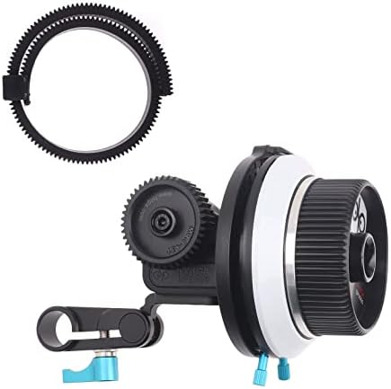 FOTGA DP3000 Compact Single 15mm Rail A/B Stops Lens Siga a alavanca de foco Angel Ajustável para DSLR Video Video Video