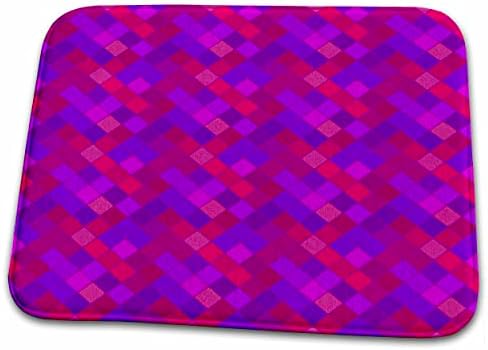 3drose abstrato geométrico Padrão quadrado diagonal. - tapetes de tapete de banheiro