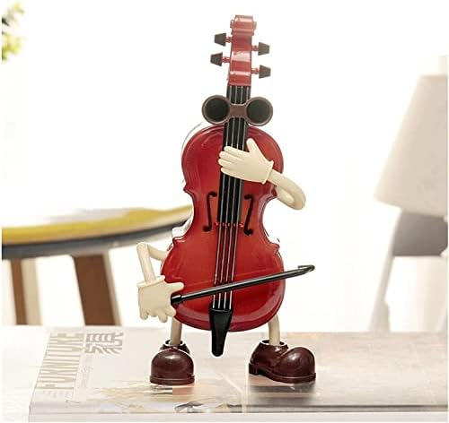 Luvadu Music Box personalizado desenho criativo de desenho animado Swing Guitar Violin Box Boy Girl Birthday Gift for Baby