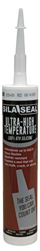 Temperatura ultra-alta de sila-sela vermelha rtv silicone com bico reclosável
