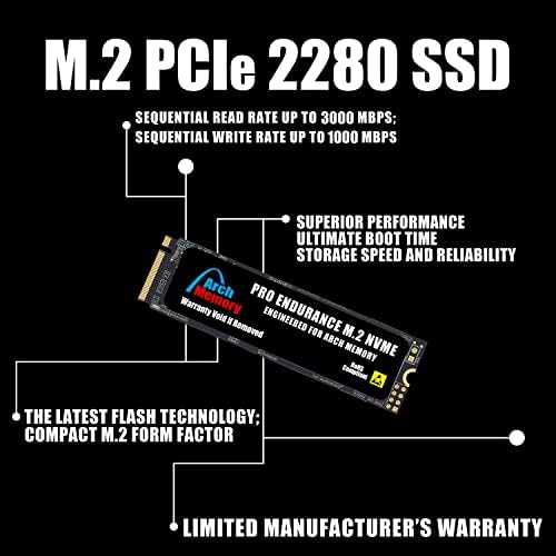 Substituição de memória do arco para Dell SNP112P/256G AA615519 256GB M.2 2280 PCIE NVME Solid State Drive para Precision Workstation