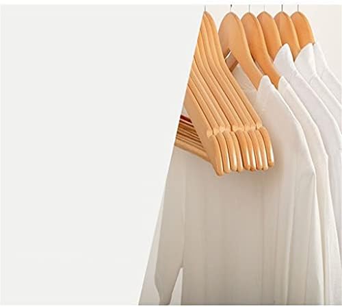 Cabides de casacos de madeira eyhlkm para roupas de camisa de camisa de madeira cabide de calça anti-deslizamento