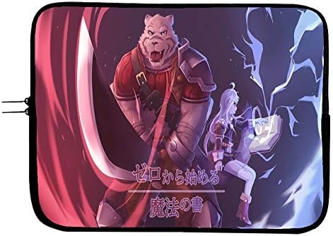 Grimoire de Zero Anime Laptop Saco de Laptop Saco de 15 polegadas Case de notebook Anime Com Mousepad Surface - Proteja todos