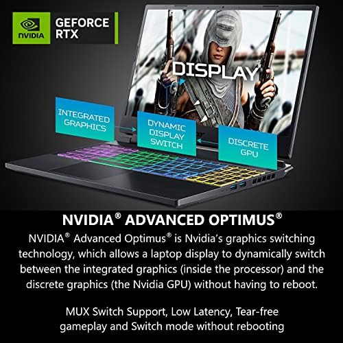 Acer Nitro 17 laptop para jogos | Ryzen 7 7735hs | RTX 4070 | 17,3 QHD 165HZ IPS Display | 16GB DDR5 | 1TB GEN 4 SSD | Wi-FI