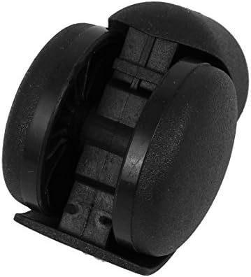 Aexit de 2 polegadas Casters DIA Twin Wheel M10 Conector de tronco rosqueado Rotativo Placa giratória rotela Caster Caster