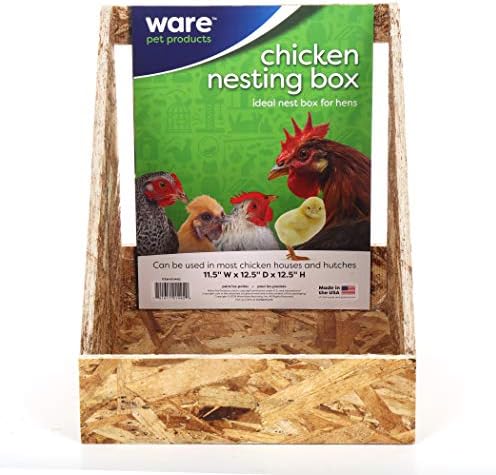 Fabricação de Ware 01492 Caixa de ninho de frango, pacote único