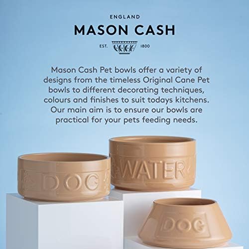 Mason Cash Cane Non-ponta de 8 polegadas tigela de cachorro