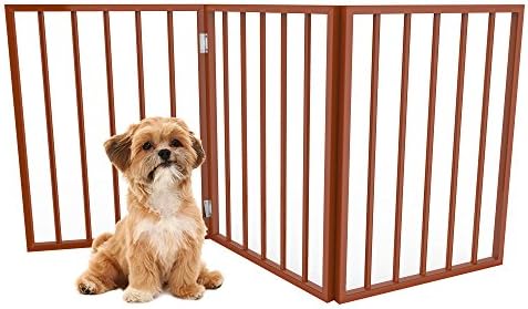 Coleção do portão de animais - Portão de cães para portas, escadas ou casa - independente, dobrável, estilo acordeão, cerca