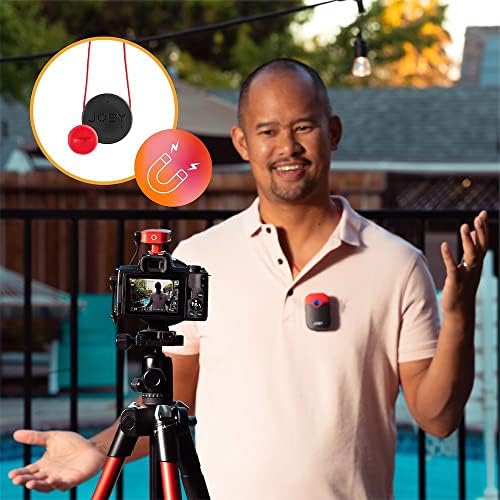 Joby Wavo Air 2,4 GHz Sistema de microfone sem fio com dois transmissores e sistema de montagem projetado por Joby, vlogging,