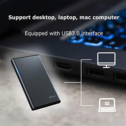 Xwwdp 2.5 disco rígido móvel de HDD USB3.0 Disco rígido móvel longo 500 GB 1 TB 2TB de armazenamento disco rígido portátil