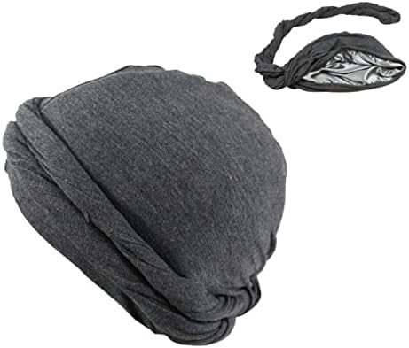 Homens de seda cetim turbano papela durag tampa de caveira pré-amarrada halo turbante torcão vintage para homens dormindo capa